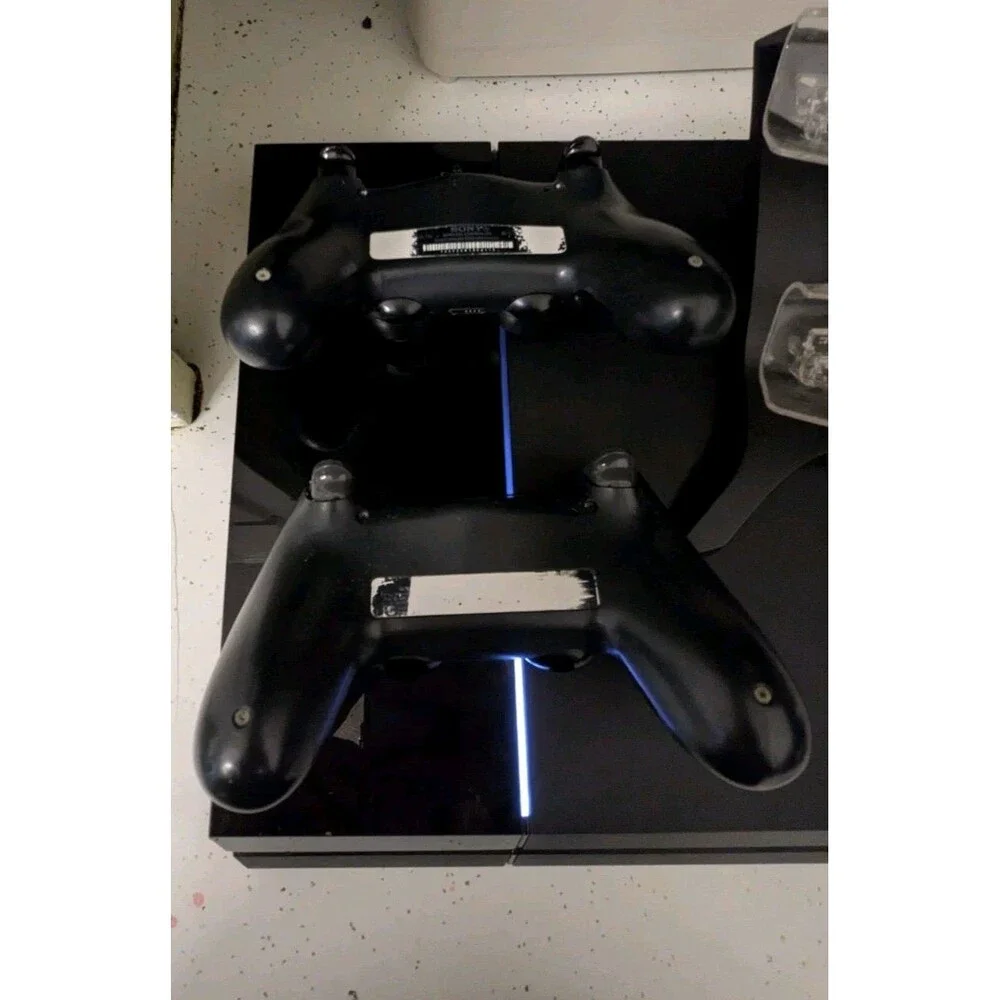 PS4 Console 500GB w/ 2 Controllers & Charging Station HDMI & Power Cord
